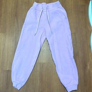 Lululemon Women’s Scuba High-Rise Relaxed Fit Joggers Pink Peony Size 2